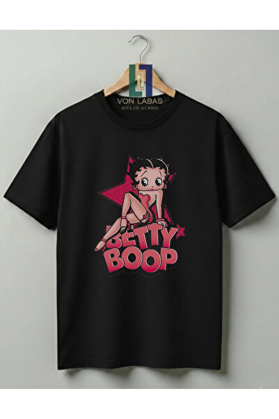 Grafftee Clothing Betty Boop Designed 100% Cotton Unisex High Print Quality T...