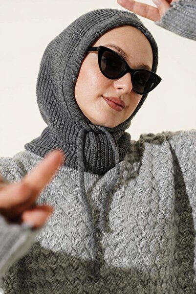 Lavanta Tekstil Balaklava Knitted Beanie