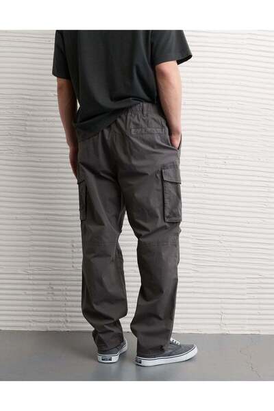 AMERICAN EAGLE بنطال كارجو مستقيم مريح من AE Flex