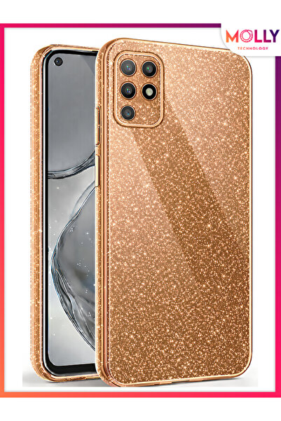 Molly Sienna Gold Berry Glitter Shiny Luxury Silicone Case for Huawei P40 Lite