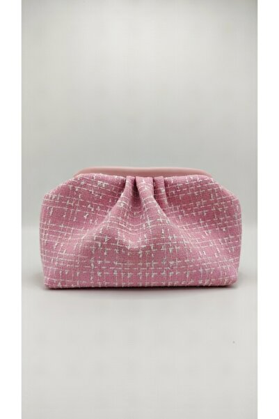 themoiss The Moiss Pink Color Tweed Fabric Scholarship Women's Shoulder and A...