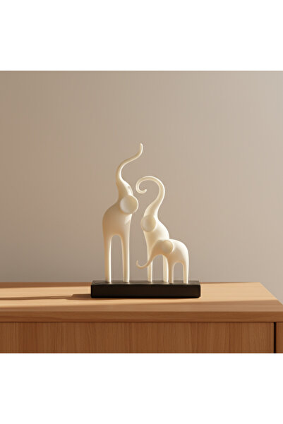 Fulmin 20x16 cm Dekoratif Fil Ailesi