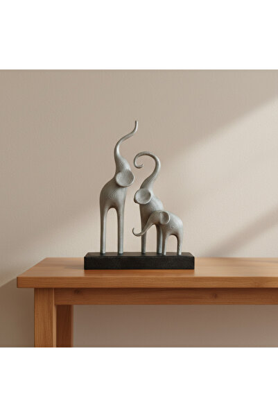 Fulmin 20x16 cm Dekoratif Fil Ailesi