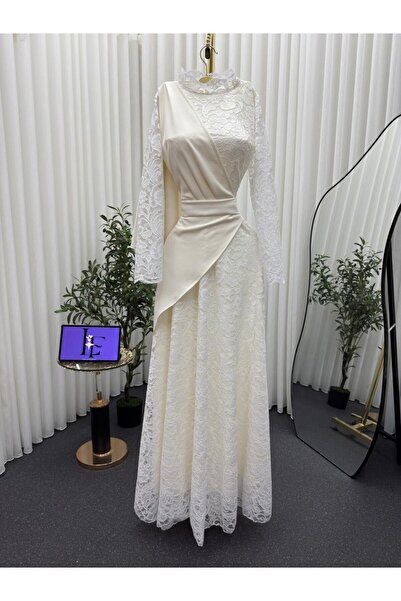 Rovanafashion Barbie and Lace Evening Dress