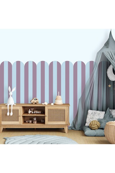 DECOMALL PP-88 Kaiš Paket Prugasto Polu zidna nalepnica – Samolepljiva dekora...