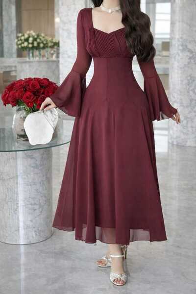 Jood A dress with soft and elegant sleeves