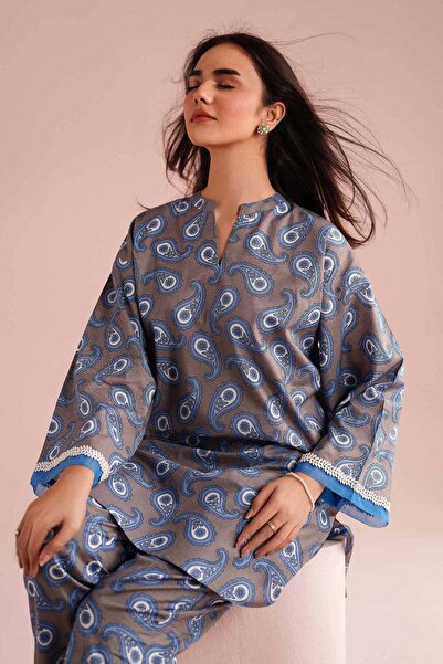 Nishat Linen 2 Piece - Printed Suit - PE 26-182