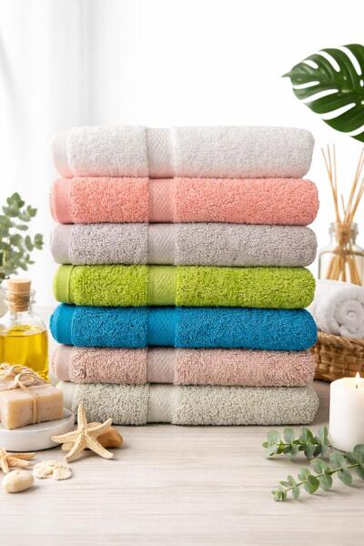 MirCotton Sakura 50X90 cm Cotton Hand Towel Absorbent and Soft – 7 Colors
