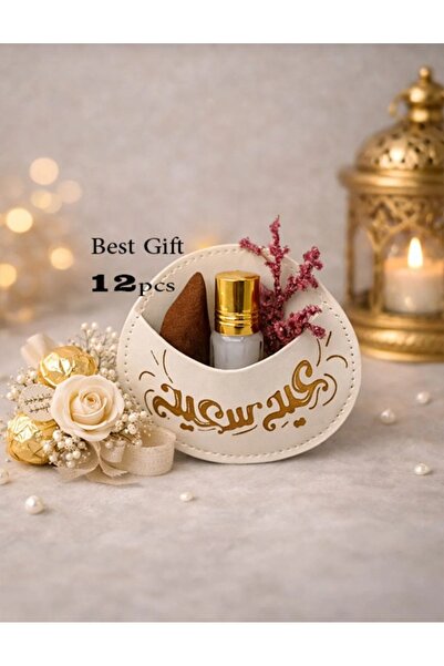 ceneric جيوب جلد بي عباره عيد سعيد توله معا كسره عود وا ورد مجفف(١٢)حبه