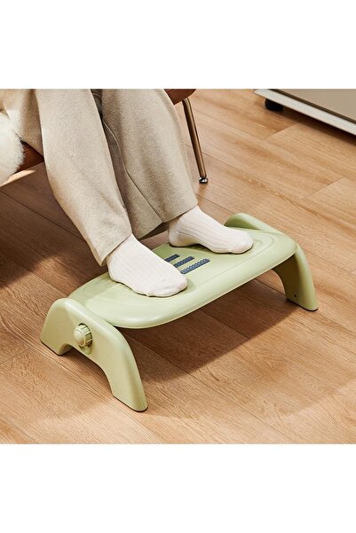 Arabest Foot Rest Height Adjustable for Home and Computer Gaming with Roller ...