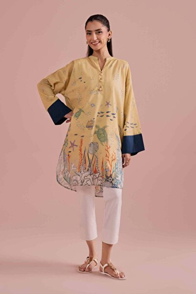 Nishat Linen Printed Tunic - PE 26-111