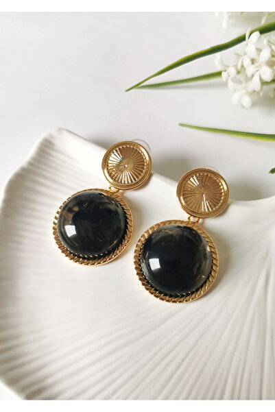 Halley Concept Solaris Black Dangle Earrings