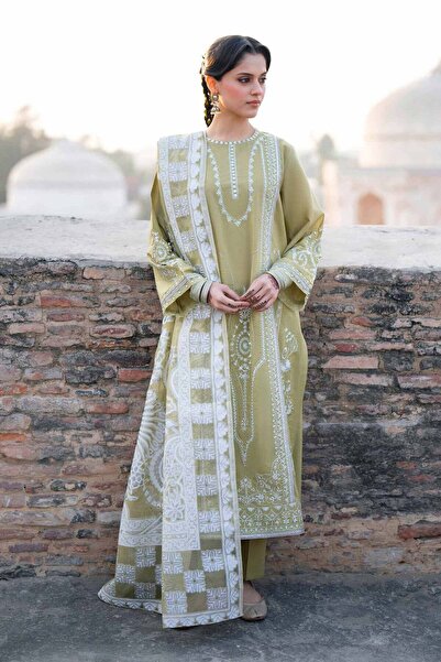 Nishat Linen 3 Piece - Embroidered Suit - PE 26-314