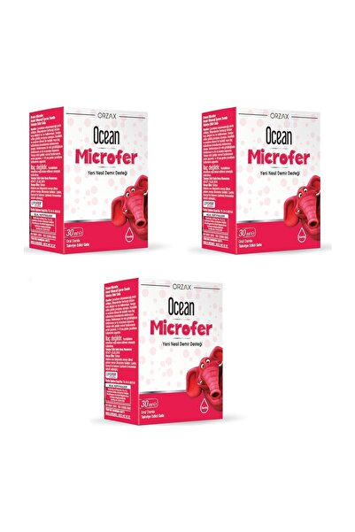 Orzax Ocean Ocean Microfer Oral Drops 30 ml X3