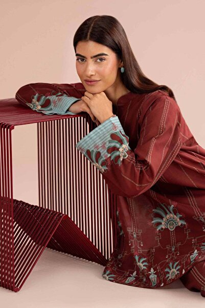 Nishat Linen 2 Piece - Printed Suit - PE 26-279