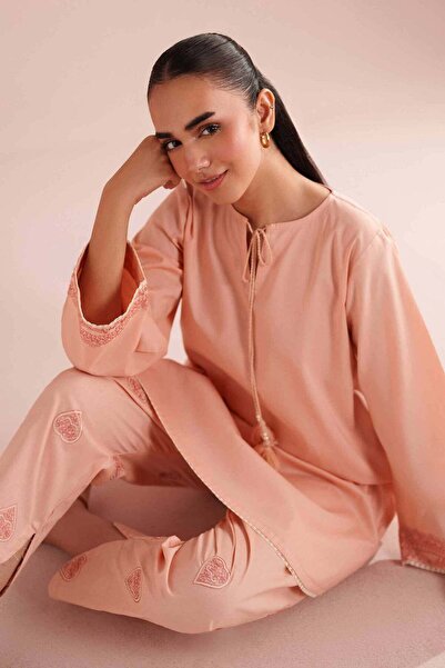 Nishat Linen 2 Piece - Embroidered Suit - PE 26-150