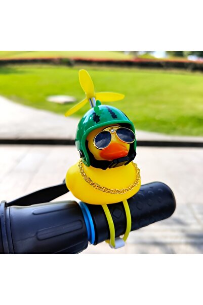 choice2 Watermelon helmet 1PC small yellow duck car decorations for various h...
