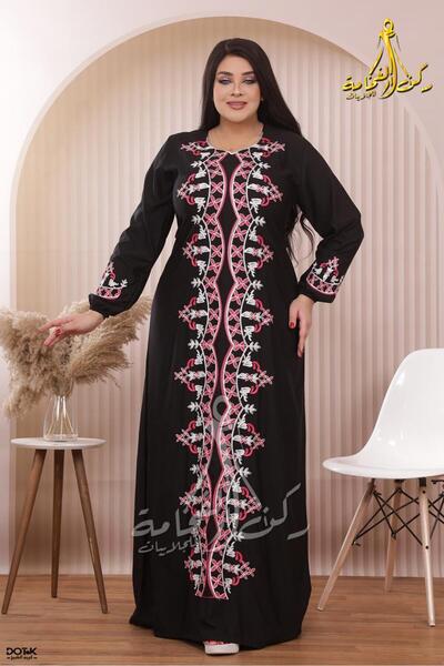 Generies A cotton abaya made from lightweight natural cotton fabric with a wa...