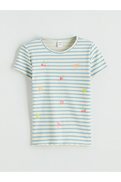 LC Waikiki Sparkling Choices from Shining Store Zero Roba Collar Girl's Ribbe...