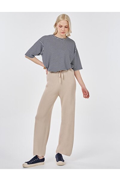 Kayra Relaxed Fit Knitwear Pants Stone