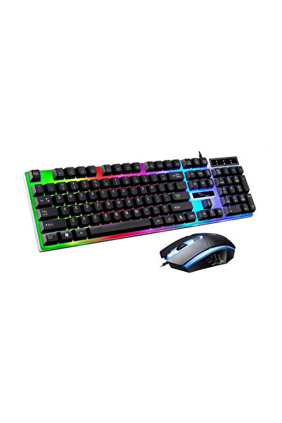 Other Led Gaming Keyboard With Mouse Set Black