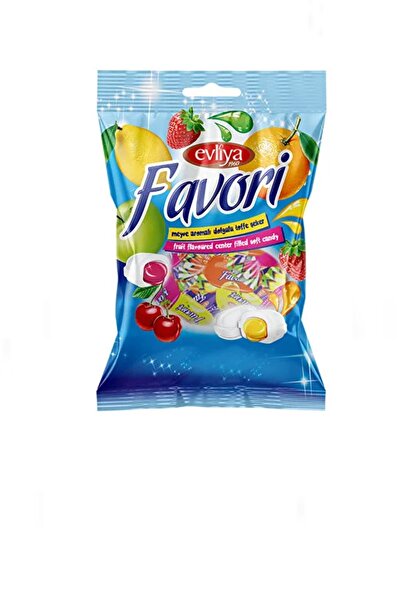Evliya Şekerleme Evliya Favorite Fruit Flavored Filled Soft Candy 1 Kg.