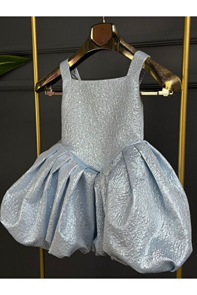 FKB FOR KIDS BABY Kız Çocuk Parlak Renk Tasarım Balon Elbise