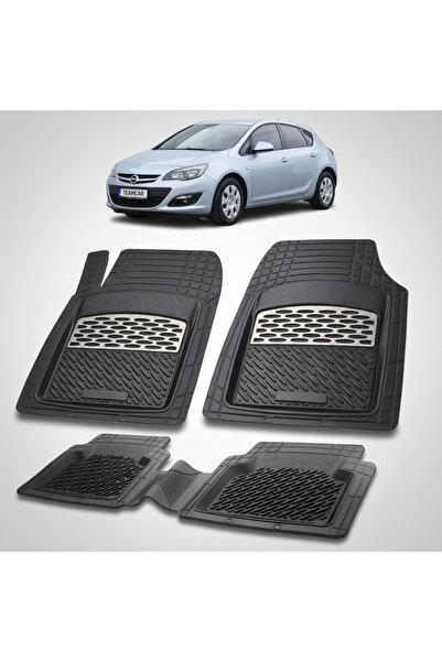 TEAMCAR Covorase Opel Astra J (Mk6) Compatibile Hatchback 2009-2015 | Silver