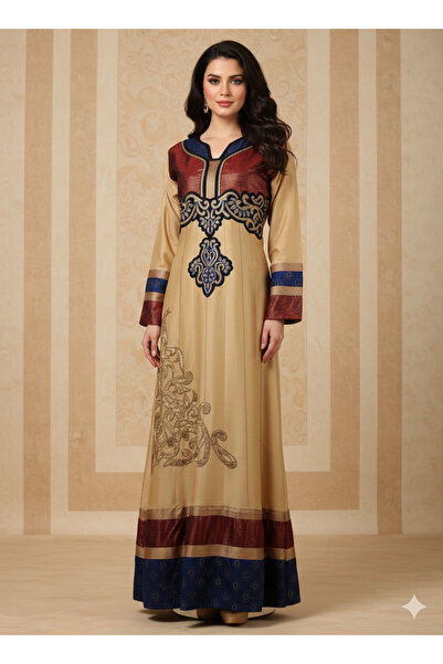 ASIAN Ahed Jalabiya: An elegant women's jalabiya with traditional patterns an...
