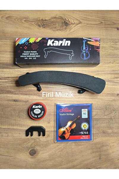 Karin Keman Yastığı (3/4, 4/4) +Alice Keman Teli+Keman Susturucu+Reçine hediy...
