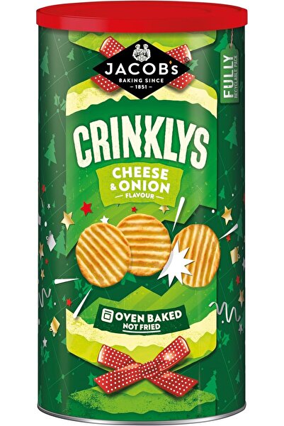 McVities Jacob's Cheese & Onion Flavour Crinklys, 200 g