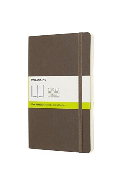Moleskine Soft Cover Notebook Brown (Unlined - 13X21) - 5536