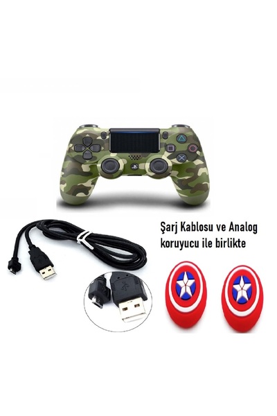 Doreka Ps4 Dualshock V2 Titreşimli Kol ve 2 Adet Analog Koruyucu