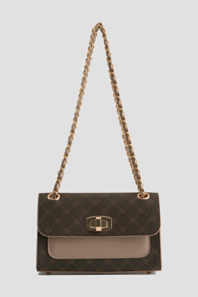 Armine Çanta Noktalı 25YD7426 Kahverengi