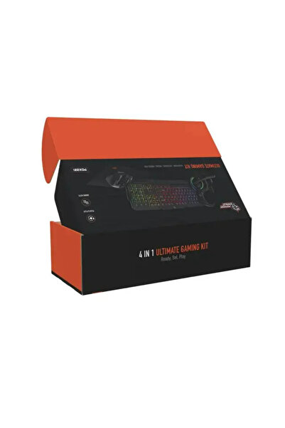 porodo مجموعة ألعاب RGB متكاملة للاعبي الكمبيوتر: لوحة مفاتيح، ماوس، سماعة رأ...