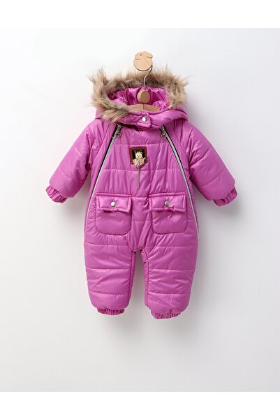 MiniKids Soso Bear jumpsuit, pink