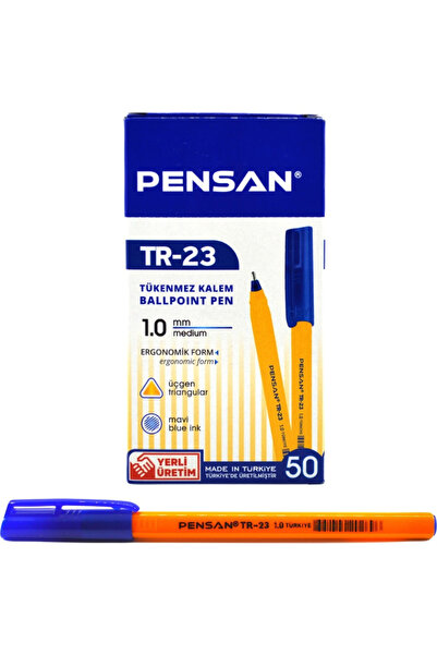 Pensan TR-23 TÜKENMEZ KALEM MAVİ 50'Lİ