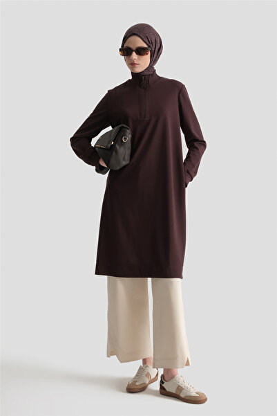 Armine Trend Tunik 25KT465 Kahverengi