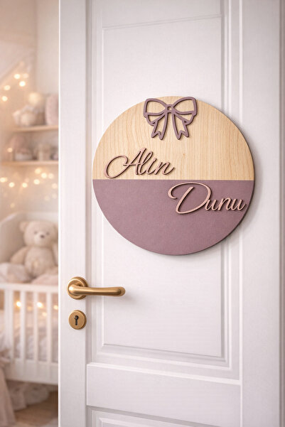 metora FİYONK 3 MM 2 KATMAN Kişiye Özel Ahşap Çocuk Odası Kapı Süsü – FİYONK ...