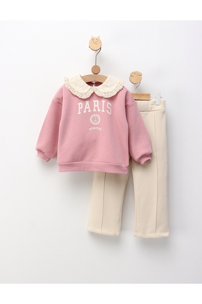 MiniKids Compleu vatuit, Bonjour Paris, roz