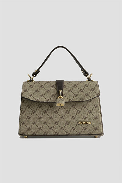 Armine Çanta Noktalı 25YD7425 Vizon