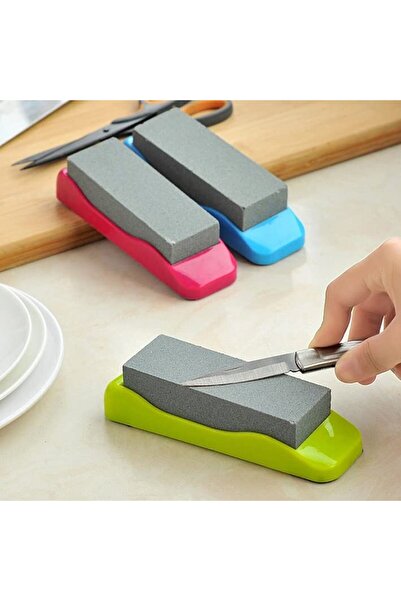 PROCART Knife sharpening stone, plastic holder, 15 cm, various colors