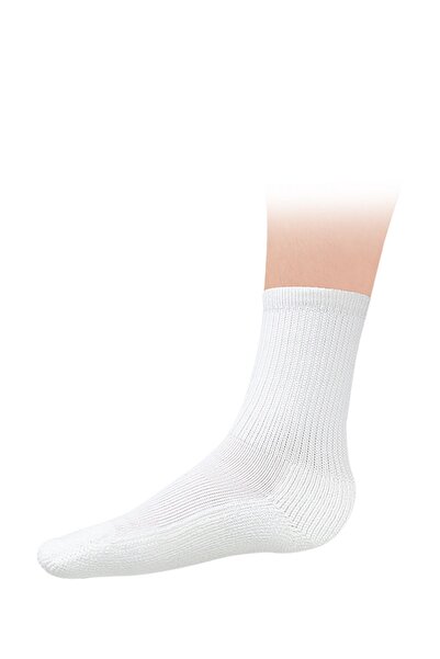 Kifidis Thera Socks Lite Crew Çorabı Beyaz / White | Dikişsiz, Sıkmayan Unise...