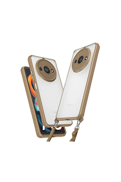 eco port حافظة سيليكون بنتا لـ Redmi A3 4G - تيتانيوم الصحراء