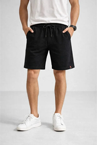 Kanonik Education Men's Otoban Woven Shorts with Elastic Waist, Laces, Pocket...