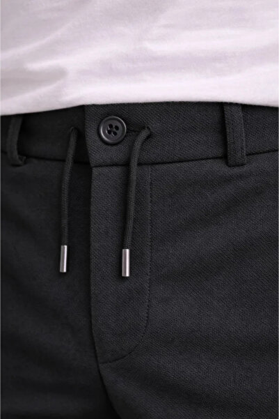 Kanonik Education Men's Diagonel Micro Textured Double Leg Pocket Trousers wi...