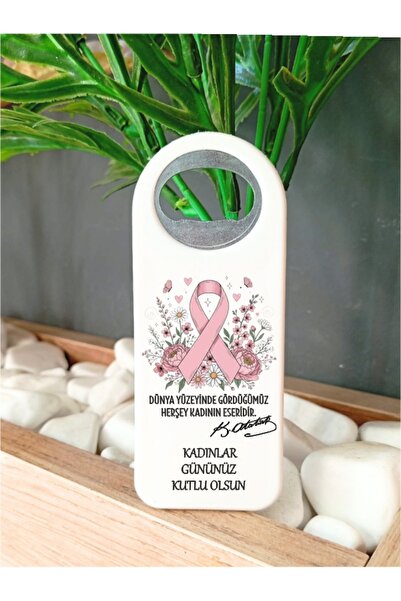 Nehir 8 Mart Kadınlar Günü Hediyeliği- Açacaklı Mıknatıslı Magnet-10 ADET