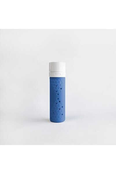 Şans SANS - Vacuum Sealed Glass Travel Bottle 16oz - Berry Blue