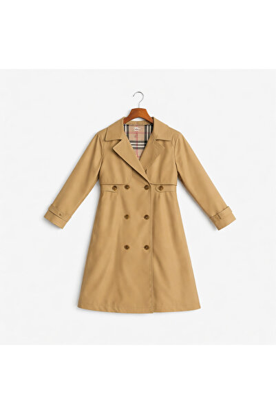 Gocoland British style belted trench coat