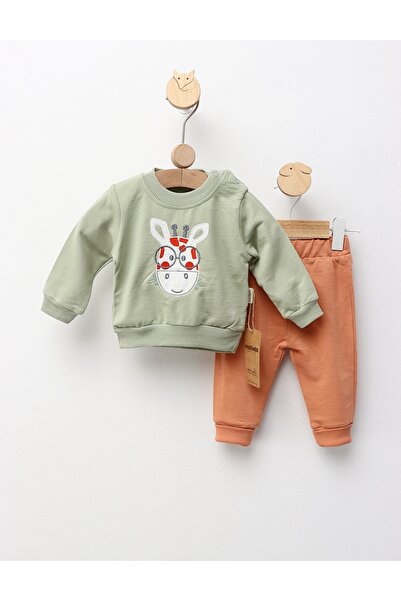 MiniKids Giraffe Costume at School, pistachio green